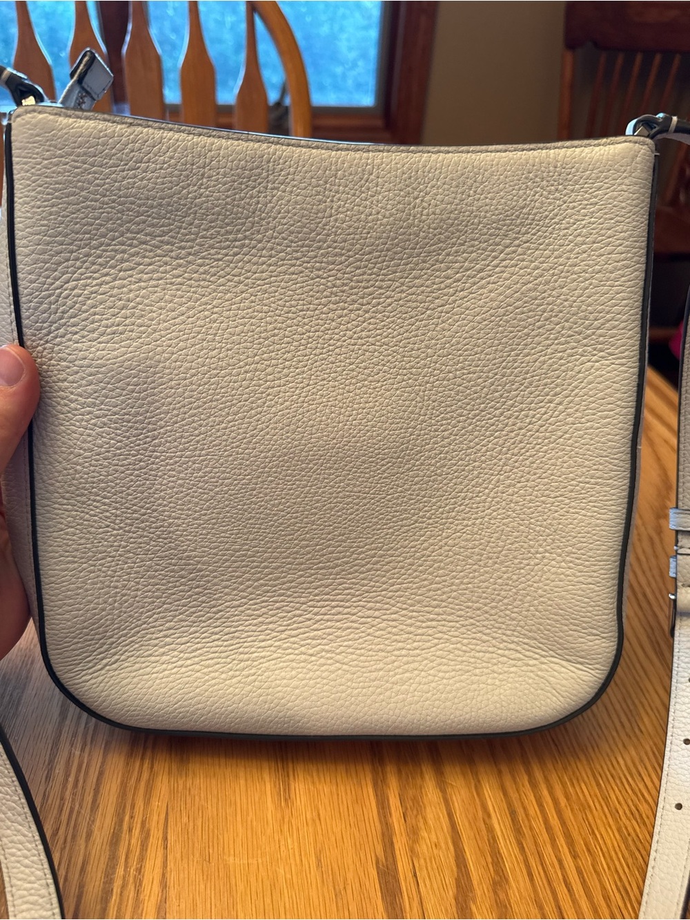 Kate Spade White Pebbled Leather Crossbody Bag - Picture 3 of 6